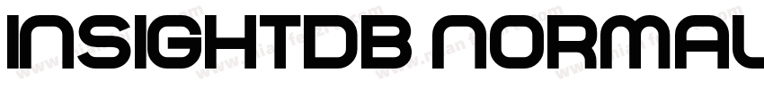 InsightDB Normal字体转换